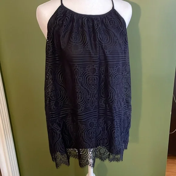 Loft lace spaghetti strap top - Picture 1 of 5